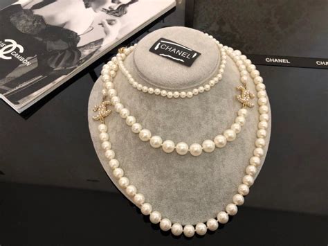 chanel jewellery replica|chanel knockoff pearl necklace.